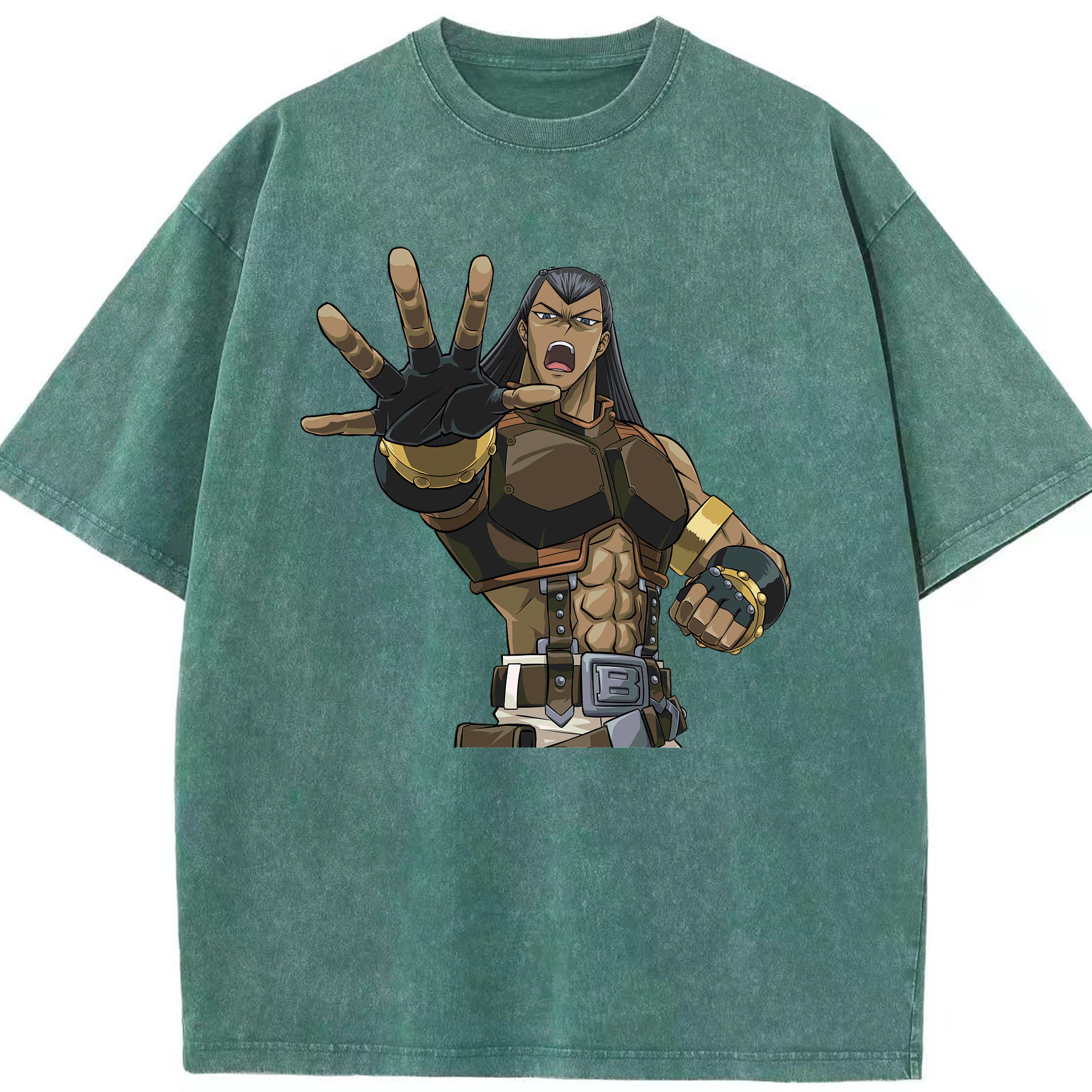 （画像用） 遊☆戯☆王 Yu-Gi-Oh! 綿100% ヴィンテージ風 半袖Tシャツ（フロントプリント）